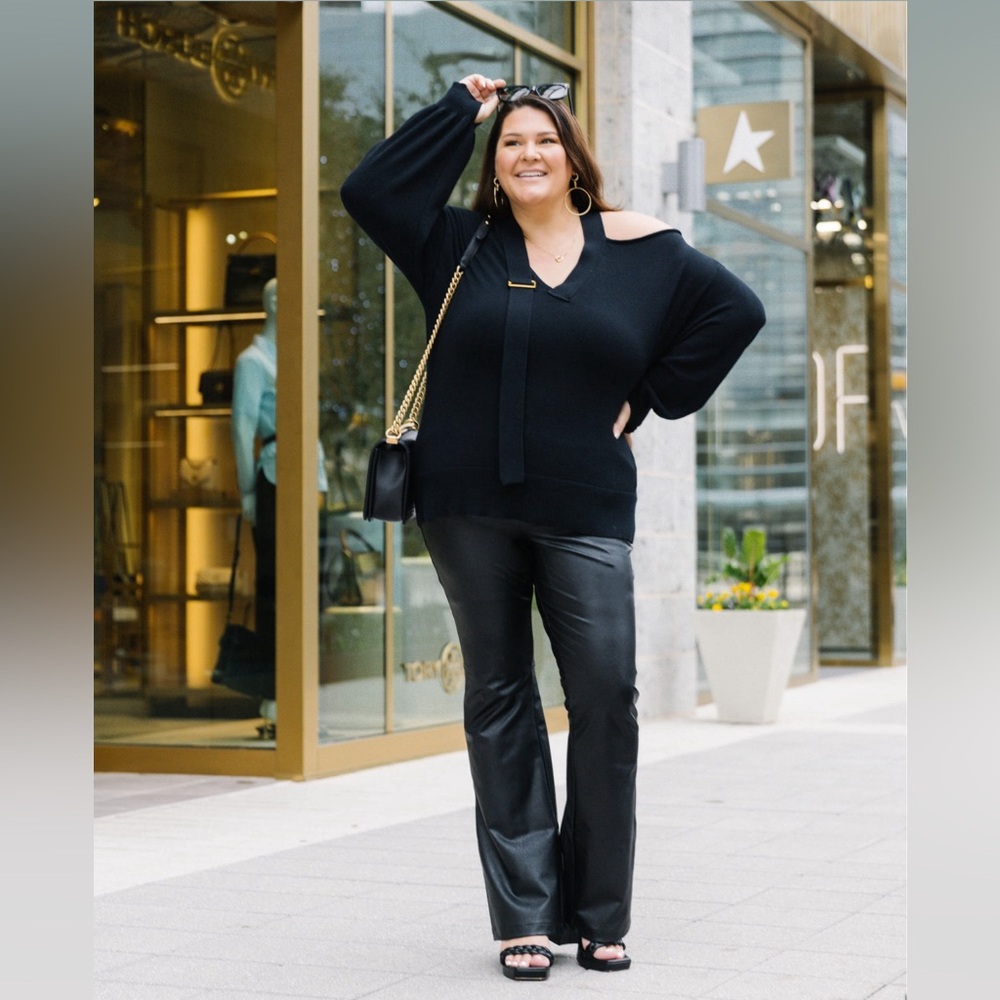 Spanx Leather-Like Flare Pant
